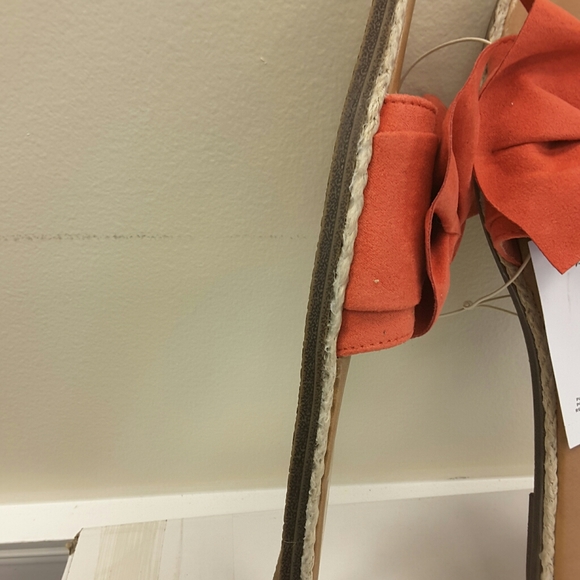 COPY - LOFT OUTLET CORAL ORANGE SANDALS 10 BNWT - Picture 3 of 4